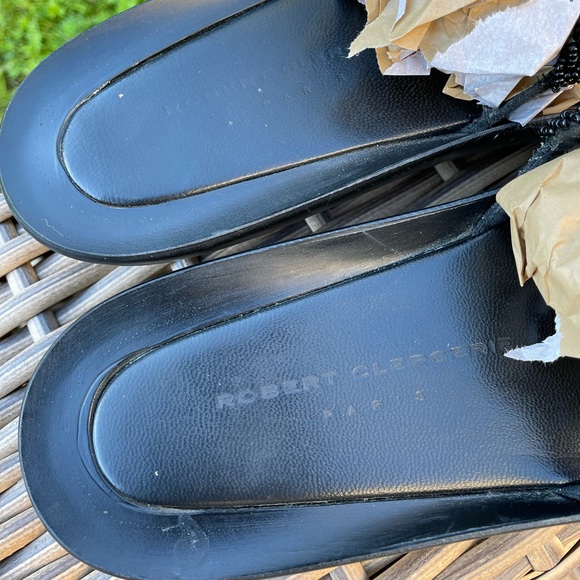 ROBERT CLERGERIE Beaded Slides - Picture 10 of 12